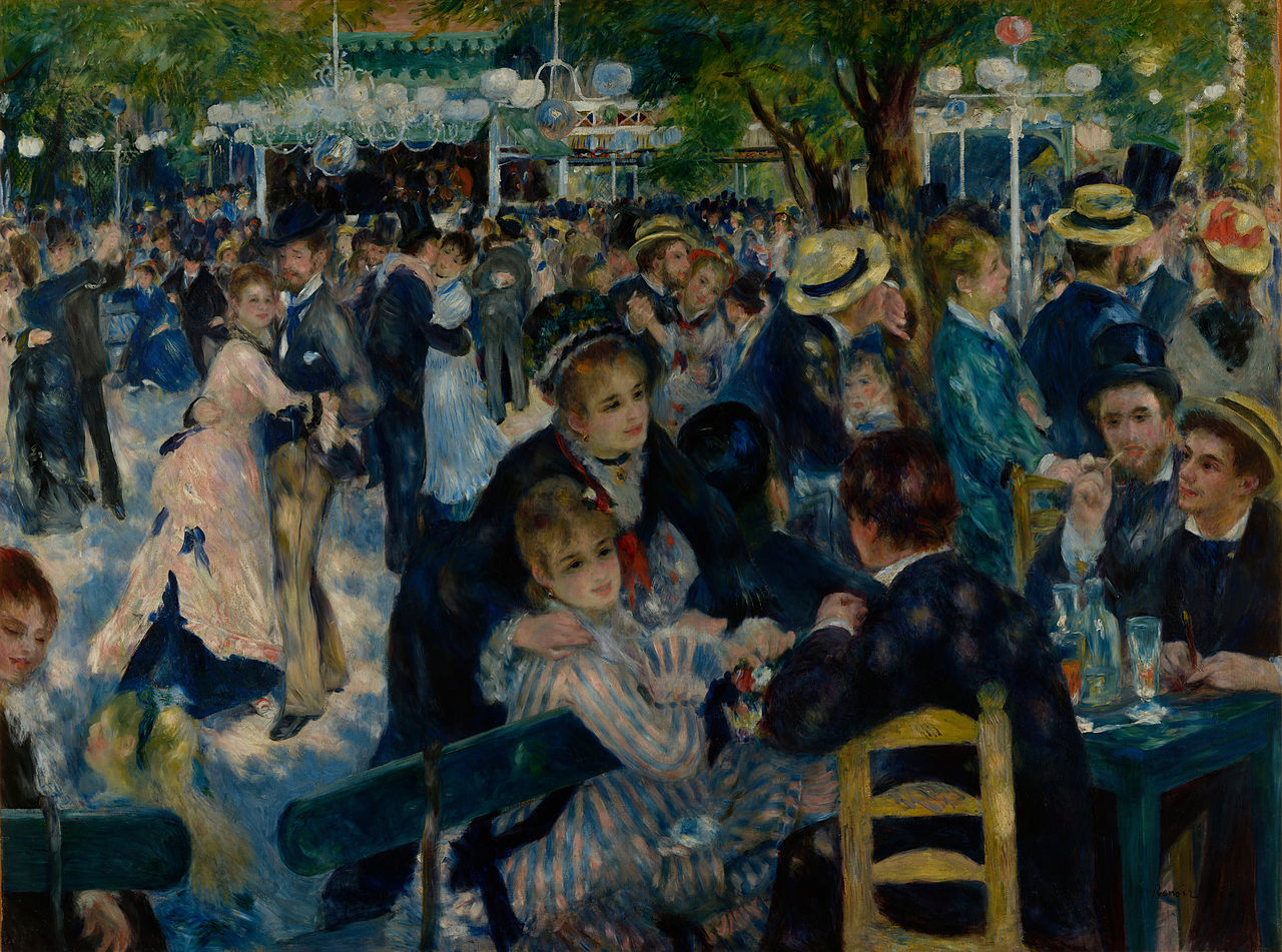 Auguste Renoir Dance at Le Moulin de la Galette Google Art Project